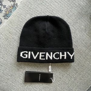 Wool and rabbit fur beanie black Givenchy